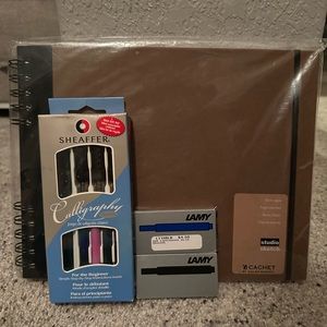 Sketch Book and Calligraphy pen set